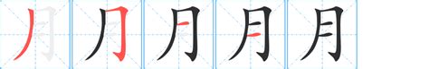 月字部首的字